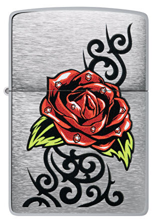 Zippo 200 23Fpf Rose Tattoo Design Çakmak