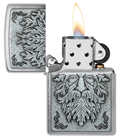 Zippo 200 Green Man Emblem Çakmak