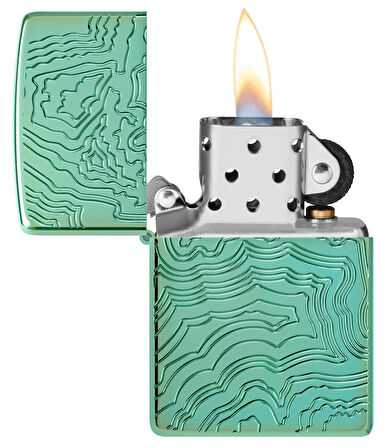 Zippo 49203 Map Design Çakmak
