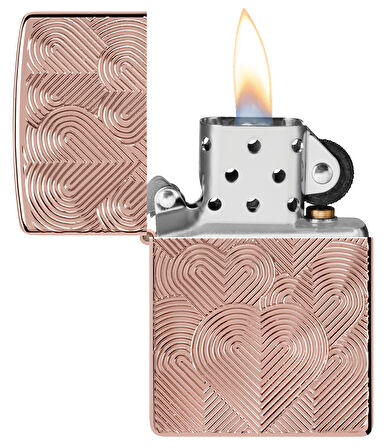 Zippo 49504 Hearts Design Çakmak