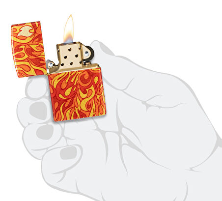 Zippo 48458 Fire Zippo Design Çakmak