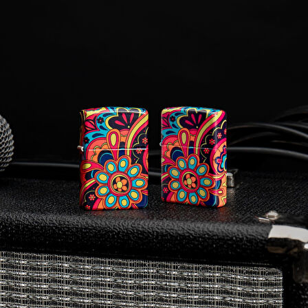Zippo 49352 Flower Power Design Çakmak