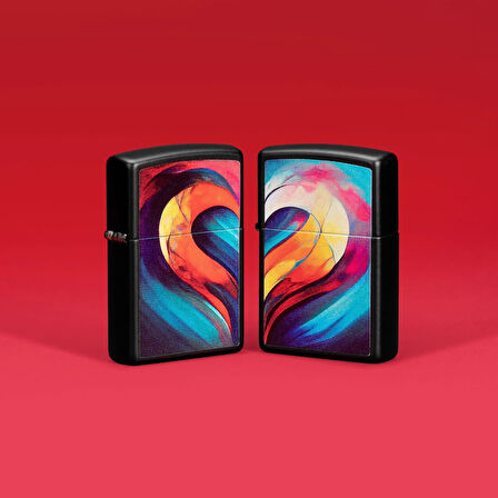Zippo 218 Heart Set Left/Right Set Çakmak