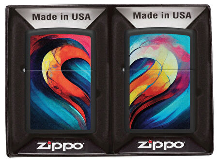 Zippo 218 Heart Set Left/Right Set Çakmak