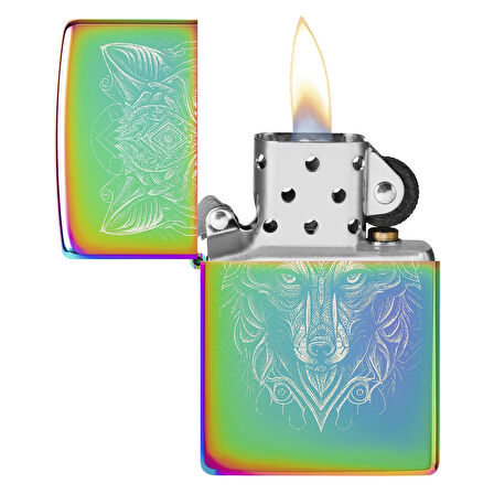 Zippo 151 Wolf Design Çakmak - 46176-114562