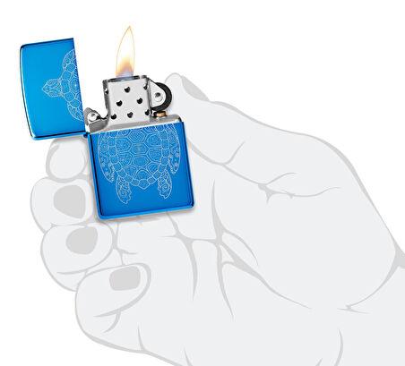 Zippo 20446 Turtle Design Çakmak