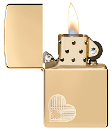Zippo 254B Double Heart Design Çakmak