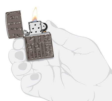 Zippo 24095 Zippo Logos Design Çakmak