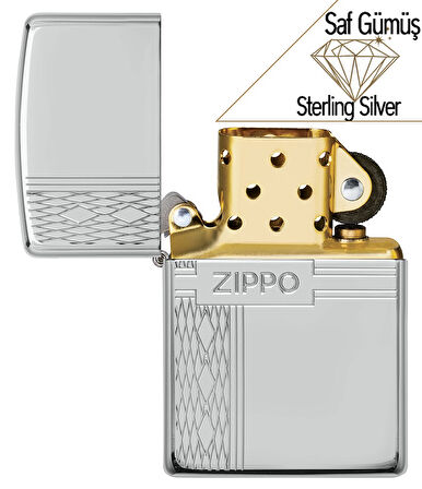 Zippo 26 SS Zippo Diamond Design Çakmak