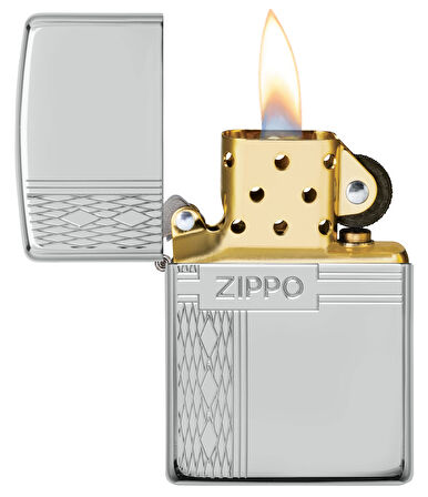 Zippo 26 SS Zippo Diamond Design Çakmak