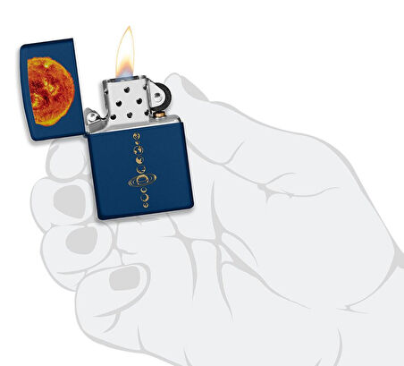 Zippo Solar System Engrave Çakmak