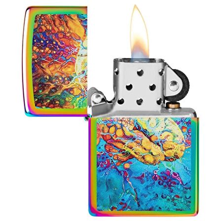 Zippo Çakmak 49787 Psychedelic Brain Design
