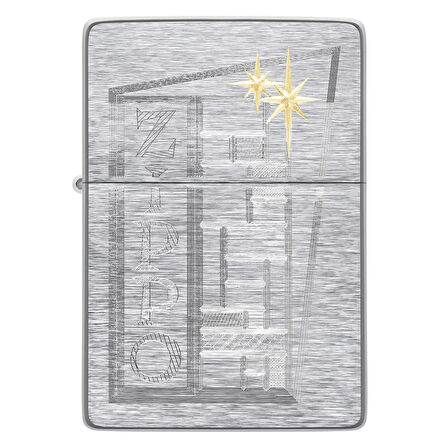 Zippo Çakmak 49801 Retro Zippo Design