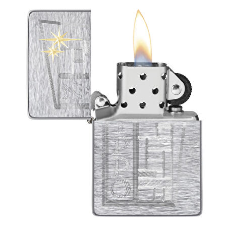 Zippo Çakmak 49801 Retro Zippo Design
