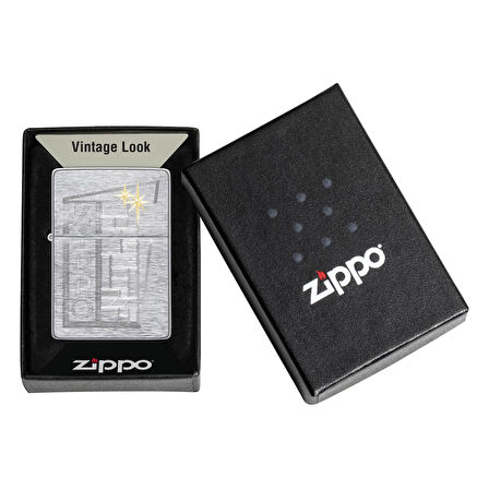 Zippo Çakmak 49801 Retro Zippo Design