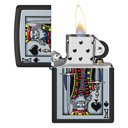 Zippo 218 2022 Pff King Of Spades Design Çakmak