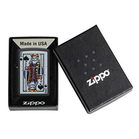 Zippo 218 2022 Pff King Of Spades Design Çakmak