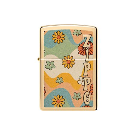 Zippo Çakmak 48503 Flower Power Design
