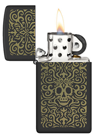 Zippo 1618 Skull Filigree Design Çakmak