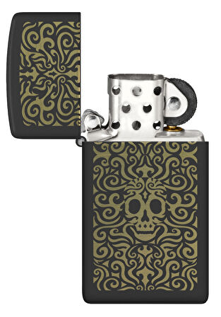 Zippo 1618 Skull Filigree Design Çakmak