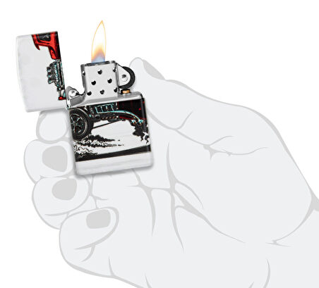 Zippo 49352 Hot Rod Design Çakmak