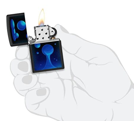 Zippo Çakmak 48675 Lava Lamp Design