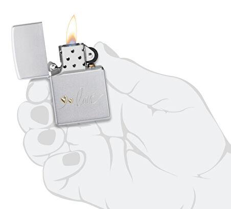 Zippo 205 Love Design Çakmak