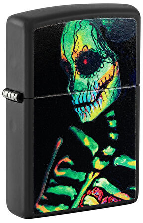 Zippo 218 Glowing Skull Design Çakmak