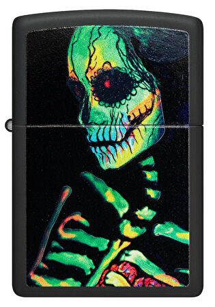 Zippo 218 Glowing Skull Design Çakmak
