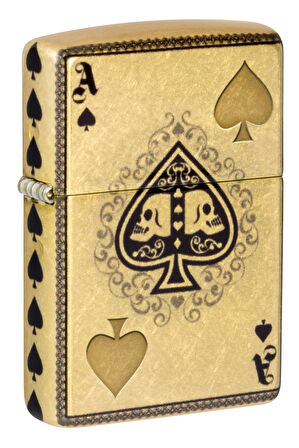 Zippo 48458 Ace Of Spades Design Çakmak