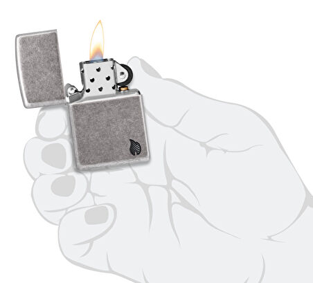 Zippo 28973 Armor Series Flame Çakmak