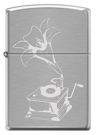 Zippo Record Player Design Çakmak