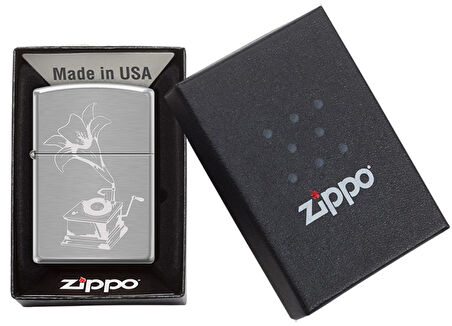 Zippo Record Player Design Çakmak