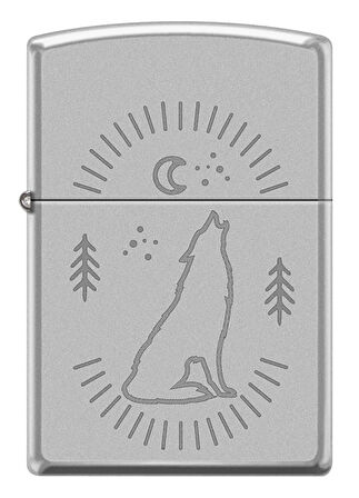 Zippo Simple Wolf Design Çakmak