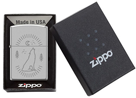 Zippo Simple Wolf Design Çakmak