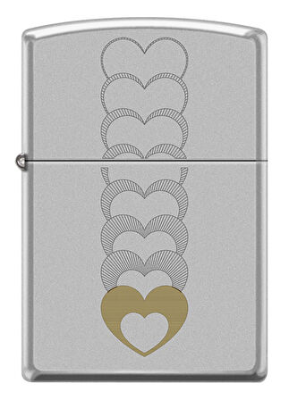 Zippo Heart Pattern Design Çakmak