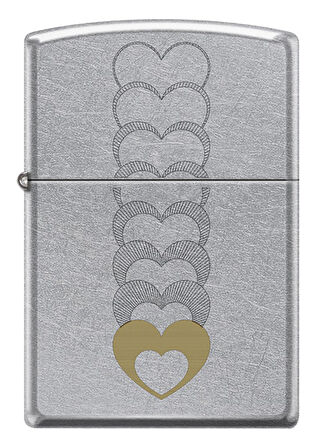 Zippo Heart Pattern Design Çakmak