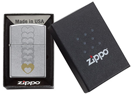 Zippo Heart Pattern Design Çakmak