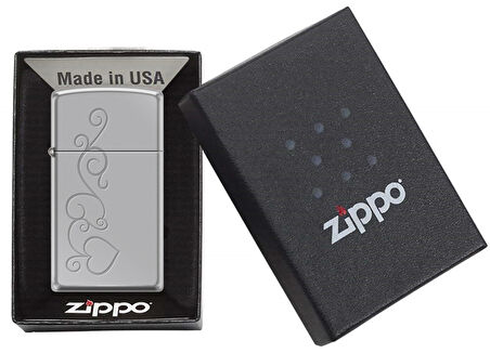 Zippo Swirly Heart Design 2 Çakmak