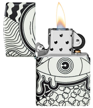 Zippo 49193 Psychedelic Eye Design Çakmak