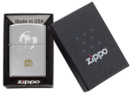 Zippo Cactus And Skull Design Çakmak