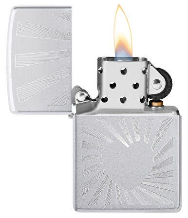 Zippo 205 Heart Rays Design Çakmak