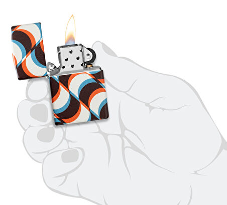 Zippo 49352 Funky Pattern Design Çakmak