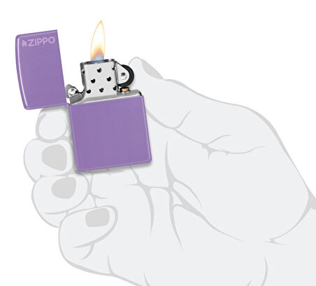 Zippo 46681 Smoky Lavender W/ Zippo Logo Çakmak