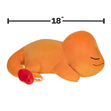 Pokemon Uyuyan Charmander Pelüş Figür 46cm PKW0075