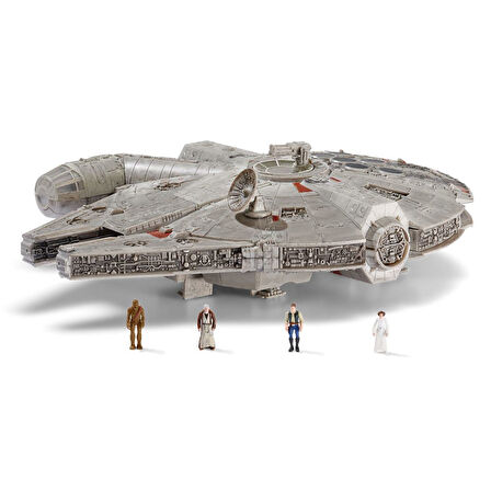 Jazwares Star Wars Millennium Falcon ve Mikro Figür Seti SWJ0022