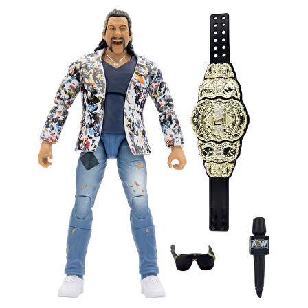 Jazwares AEW Karakterleri Model Aksiyon Figürler S5 Kenny Omega 36