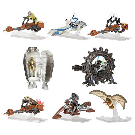 Jazwares Star Wars Mikro Figür ve Araç Mini Sürpriz Paket Seri-4 SWJ0072