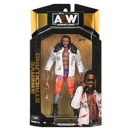Jazwares AEW Karakterleri Model Aksiyon Figürler S14 Swerve Strickland 126