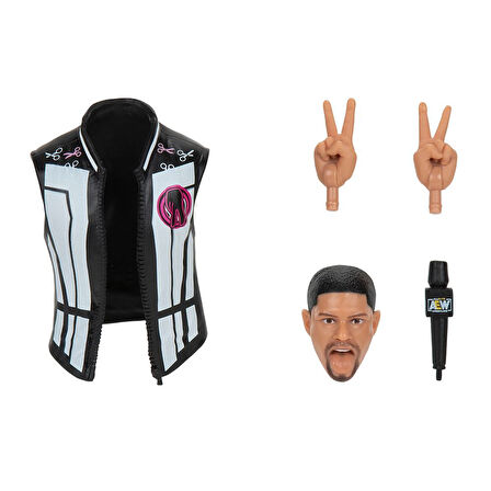 Jazwares AEW Karakterleri Model Aksiyon Figürler S14 Anthony Bowens 127
